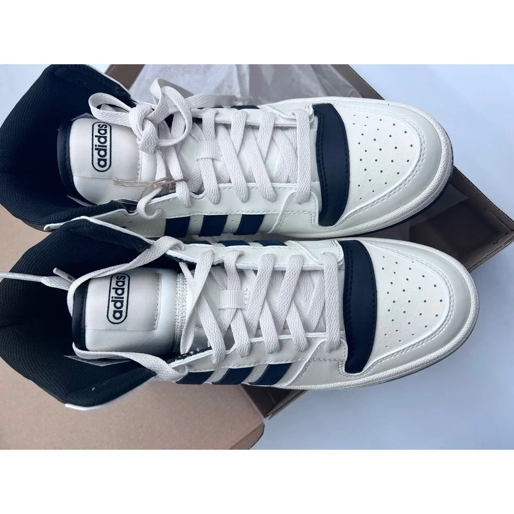 Adidas Break Start Mid White Black‎ Basketball Sneakers IH7880 Mens 6.5 Womens 8